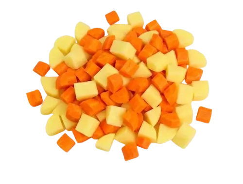 Mixed potato and carrots